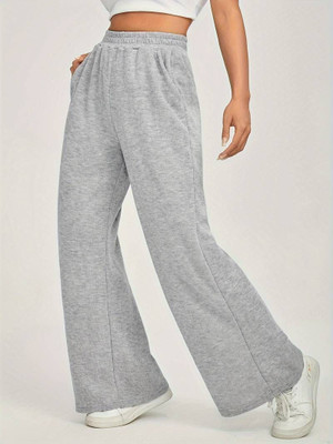 IRONDYE Loose Fit Women Grey Trousers