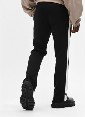Dockstreet Striped Men Black Track Pants