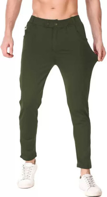 HardForce Regular Fit Men Green Trousers