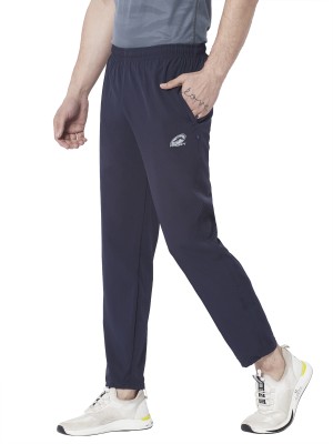 Muffy Solid Men Blue Track Pants