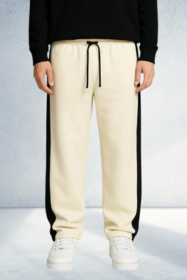 Vontade Striped Men Beige Track Pants
