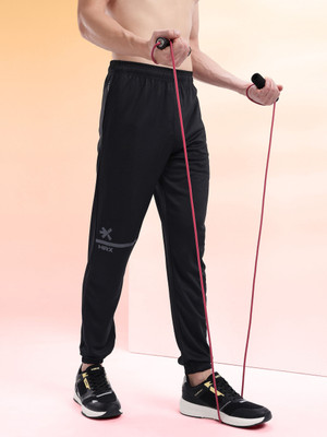 HRX by Hrithik Roshan Solid Men Black Track Pants