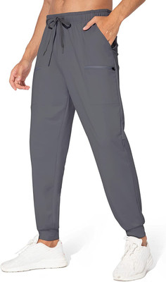 The Modern Soul Solid Men Grey Track Pants
