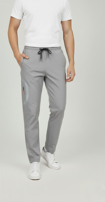 MH Fashiowear Solid Men Grey Track Pants