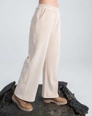 EDRIO Solid Women Beige Track Pants