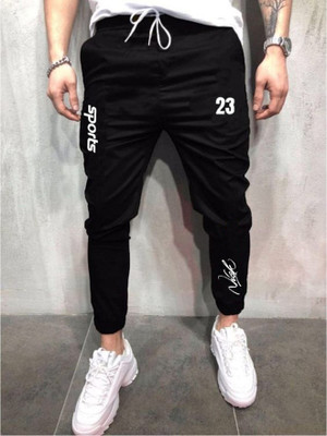 Conway Printed Men Black Track Pants