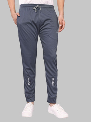 Moda Rapido Solid Men Black Track Pants