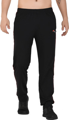 Muffy Solid Men Black Track Pants