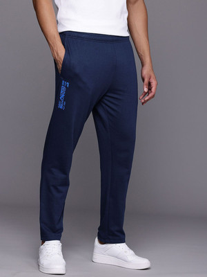 HRX by Hrithik Roshan Solid Men Blue Track Pants