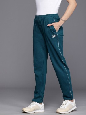 HRX by Hrithik Roshan Solid Women Green Track Pants