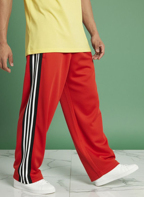 tedwoods Striped Men Red, Black Track Pants