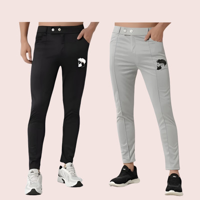 Eetma Solid Men Multicolor Track Pants