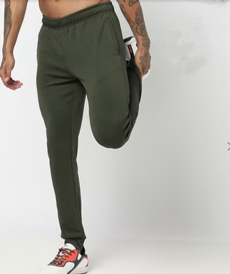 UNICUS APPAREL Solid Men Olive Track Pants