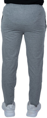 Texfro Colorblock Men Grey Track Pants