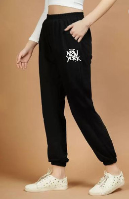 My Swag Solid Women Black Track Pants