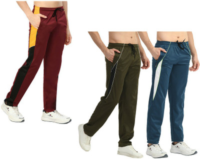 KAVYA Solid Men Multicolor Track Pants