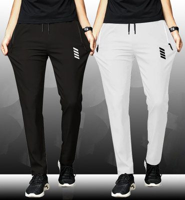 69 WILDHORN STREET Printed Men Black, Beige Track Pants