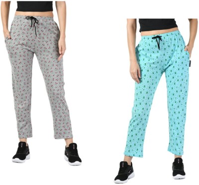 KAVYA Printed Women Multicolor Track Pants