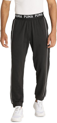 PUMA TRAIN KNIT JOGGER Solid Men Black Track Pants