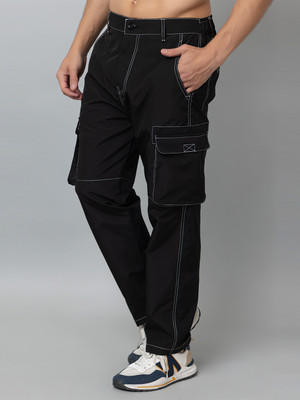 YHA Solid Men Multicolor Track Pants