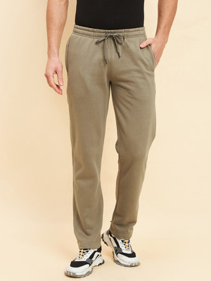 SWEET DREAMS Solid Men Green Track Pants