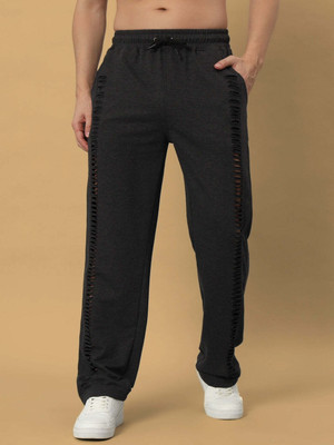 WEARDUDS Self Design Men Grey Track Pants