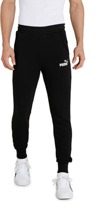 PUMA ESS Slim Pants Solid Men Black Track Pants
