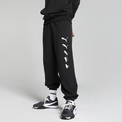 PUMA X RIPNDIP Printed Men Black Track Pants