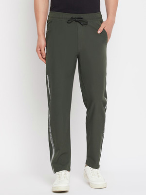 DUKE Solid Men Green Track Pants