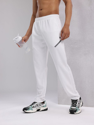 HRX by Hrithik Roshan Solid Men White Track Pants