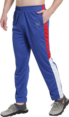 Dia A Dia Self Design Men Blue Track Pants
