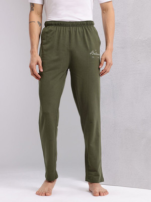 HRX by Hrithik Roshan Solid Men Green Track Pants