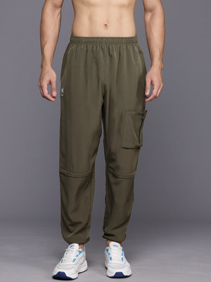 HRX by Hrithik Roshan Solid Men Green Track Pants