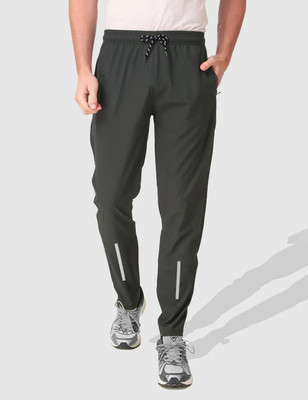 Z-DEVIL Colorblock Men Grey Track Pants