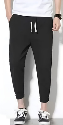 vnastyle Solid Men Grey Track Pants
