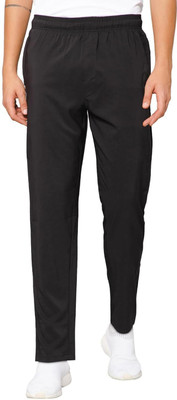 CANJUICE Solid Men Grey Track Pants