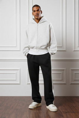 Dockstreet Striped Men Black Track Pants