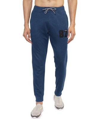 AVOLT Solid Men Light Blue Track Pants
