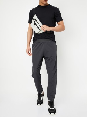 MAX Solid Men Grey Track Pants