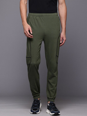 HRX by Hrithik Roshan Solid Men Green Track Pants