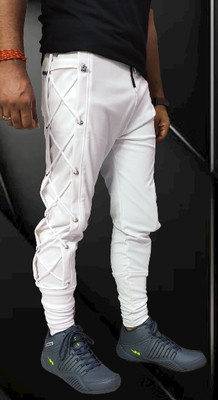 markview Solid Men White Track Pants