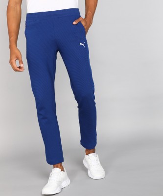 PUMA Ottoman Pants Striped Men Blue Track Pants