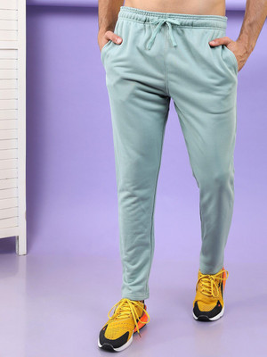 HIGHLANDER Solid Men Blue Track Pants