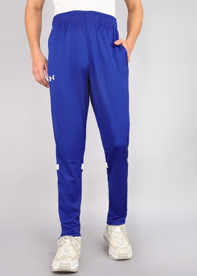 UNDER ARMOUR Solid Men Blue Track Pants