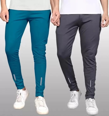 GAJVU Printed Men Blue, Grey Track Pants