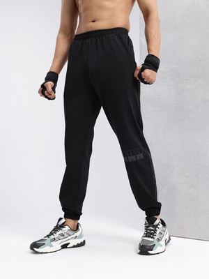 HRX by Hrithik Roshan Solid Men Black Track Pants
