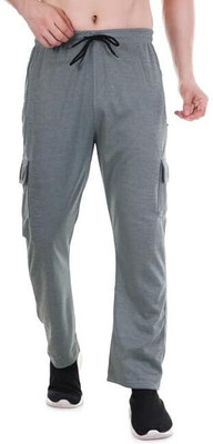 NAVII CLOTHING Solid Men Grey Track Pants