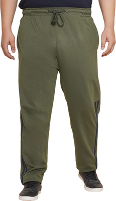 JOHN PRIDE Solid Men Olive Track Pants