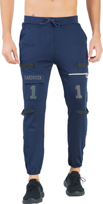 Plus Fitpro Self Design Men Grey Track Pants