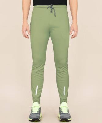 Pink Formal Solid Men Light Green Track Pants